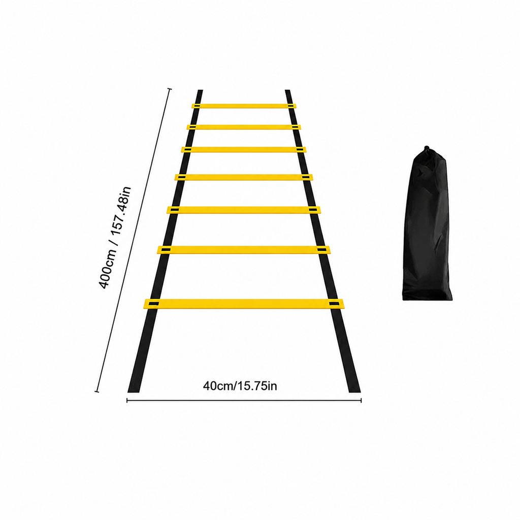 Échelle d'Agilité  —  Jaune HOOP MARKET