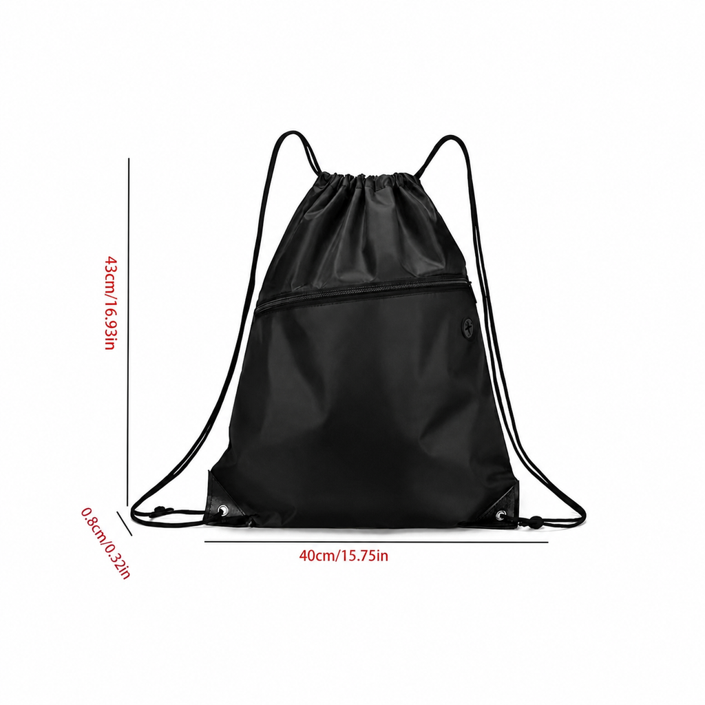 Sac à cordon Noir HOOP MARKET