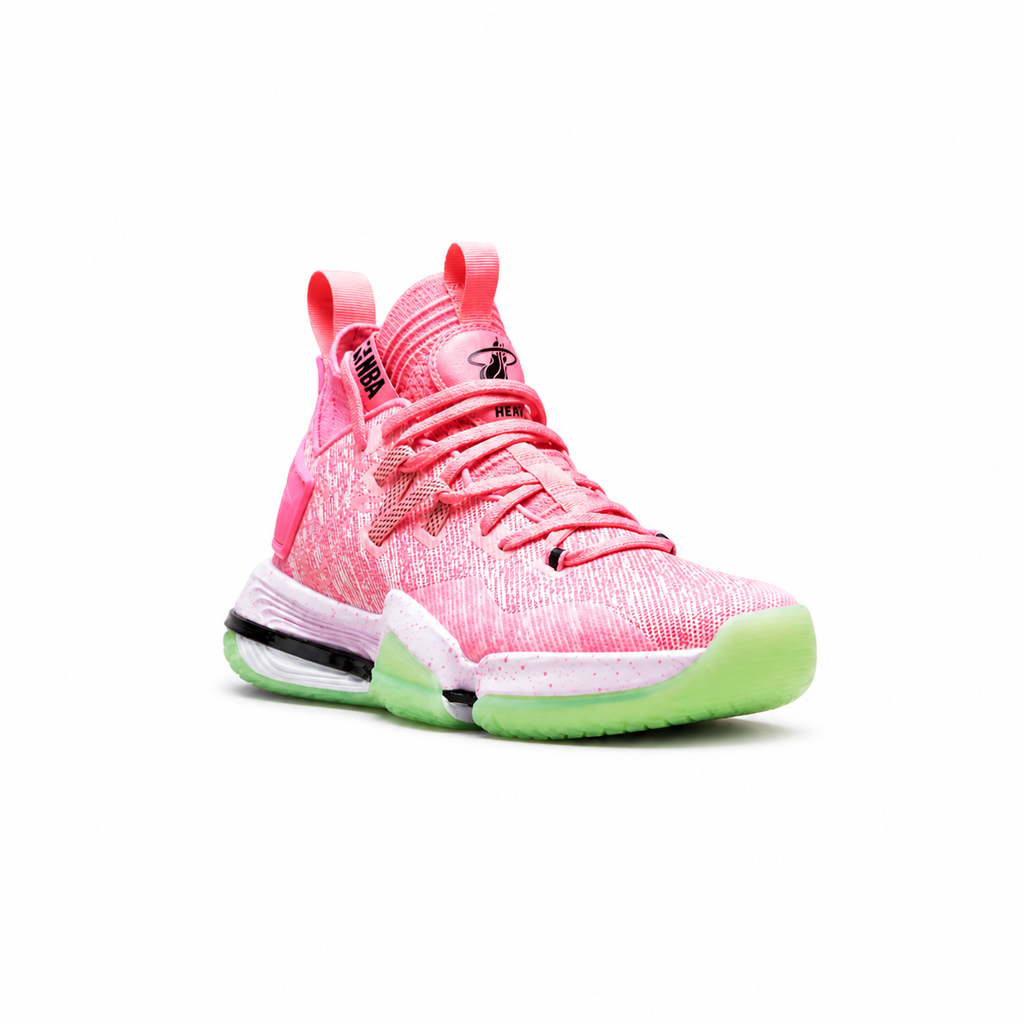 Chaussures de Basketball Tarmak  Mid NBA Miami Heat – Rose HOOP MARKET