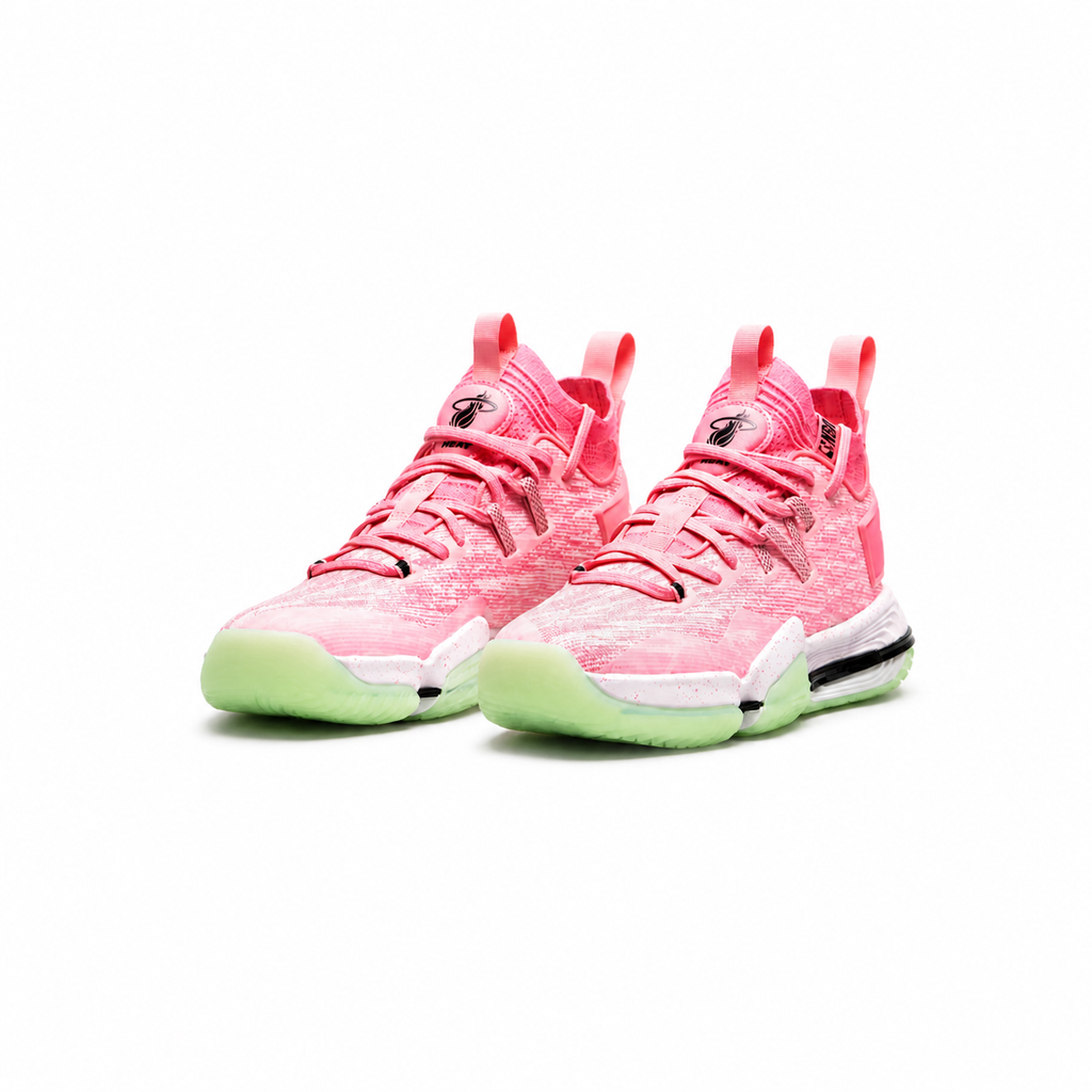 Chaussures de Basketball Tarmak  Mid NBA Miami Heat – Rose HOOP MARKET