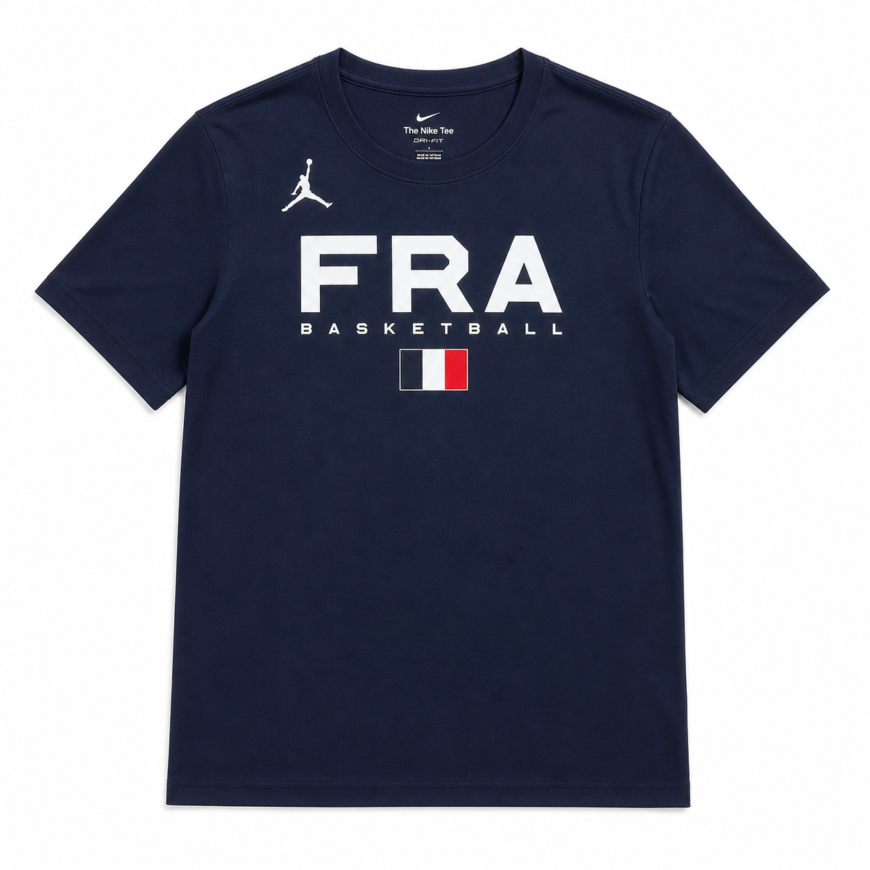 Tee-shirt de basketball Équipe de France - Marine HOOP MARKET