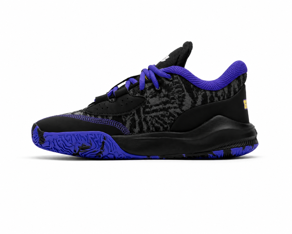 Chaussures de Basketball Tarmak  Mid NBA Lakers – Noir HOOP MARKET