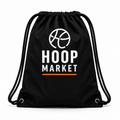 Sac à Cordon Noir Hoop Market