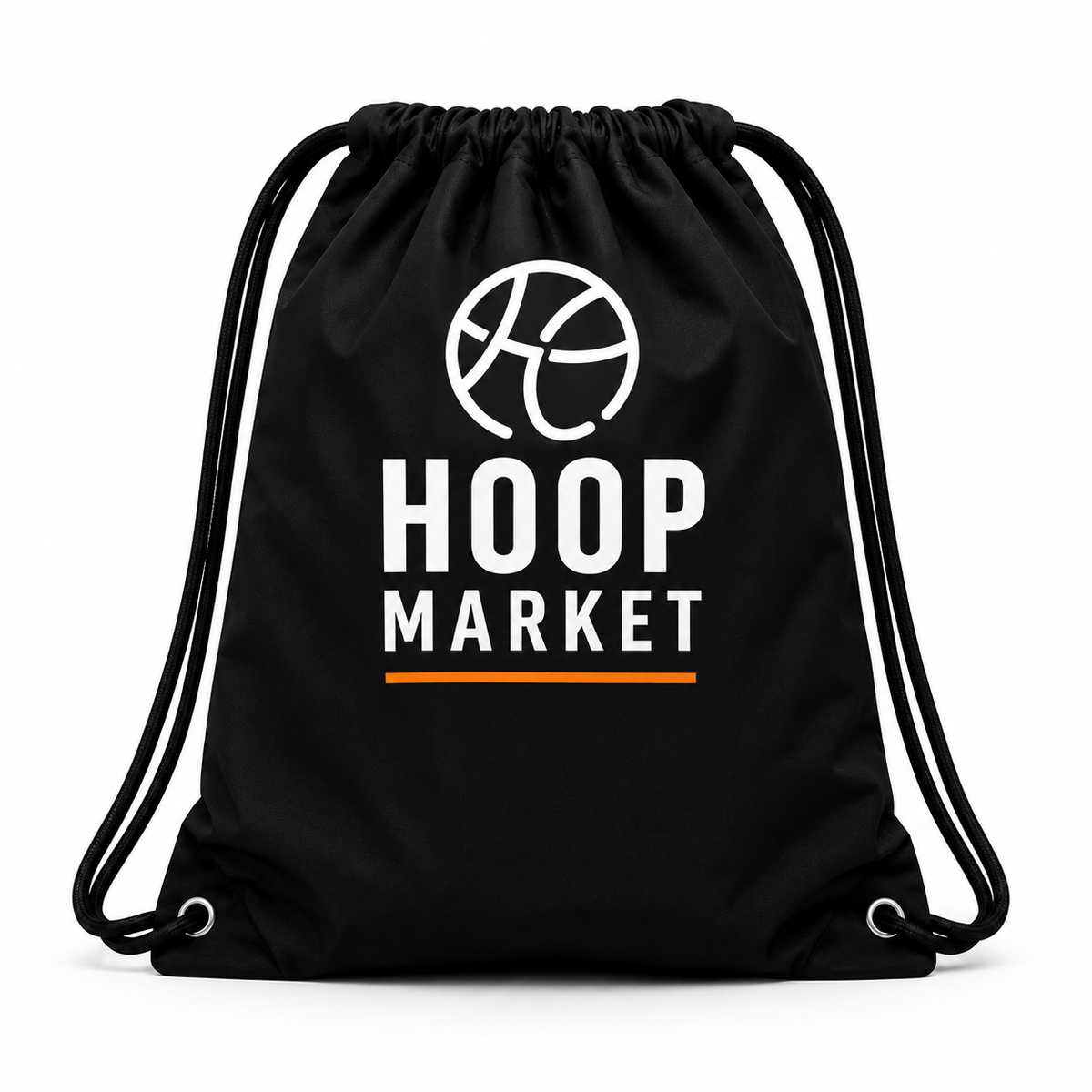 Sac à Cordon Noir Hoop Market