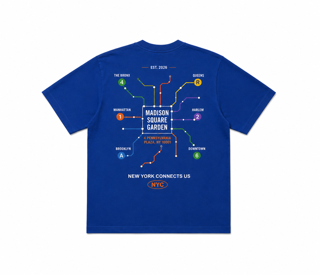 T-shirt New York Enfant – Blue