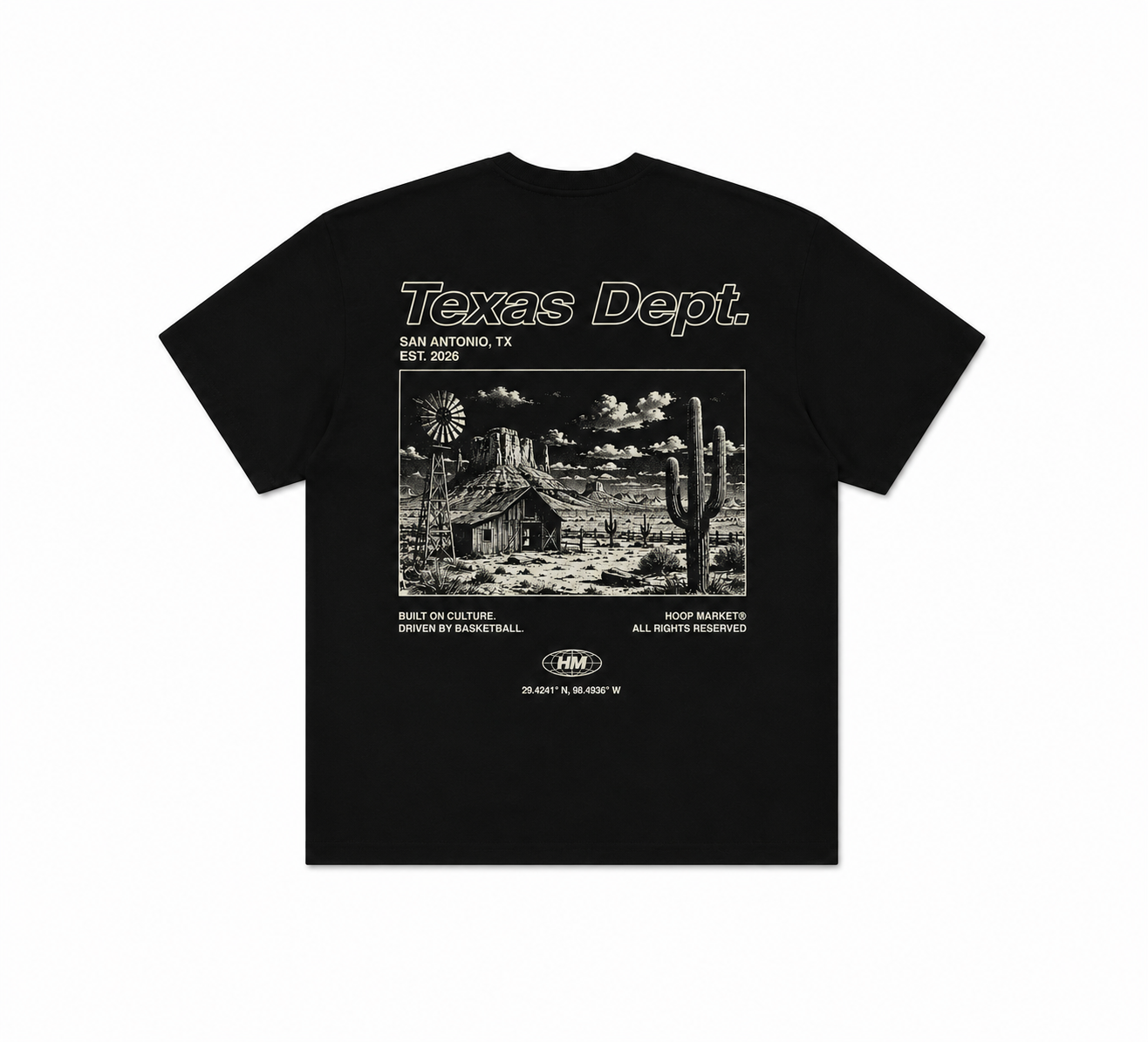 T-shirt Spurs Enfant  - Black