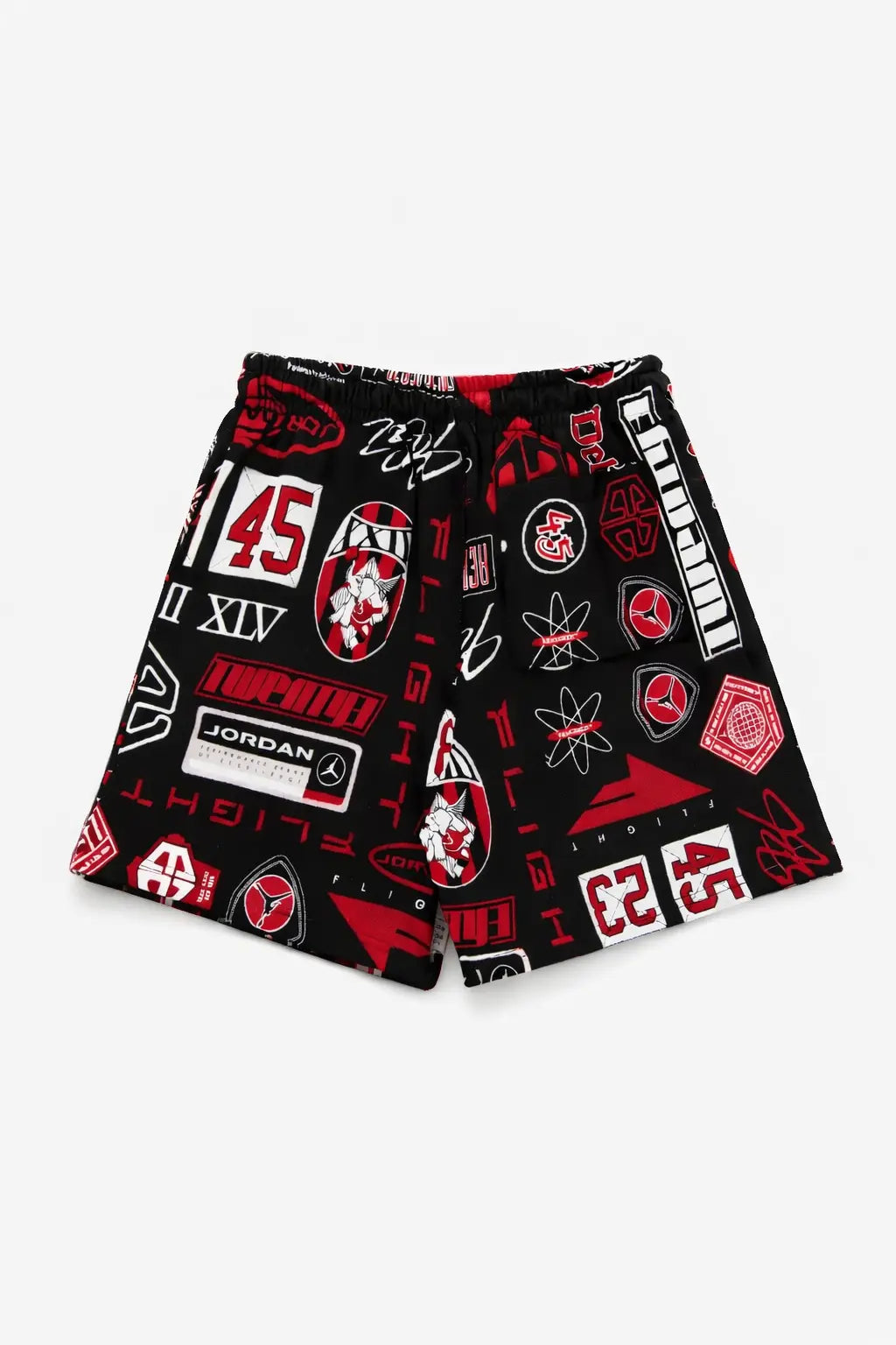 Short Jordan Enfant –  Rouge / Noir HOOP MARKET