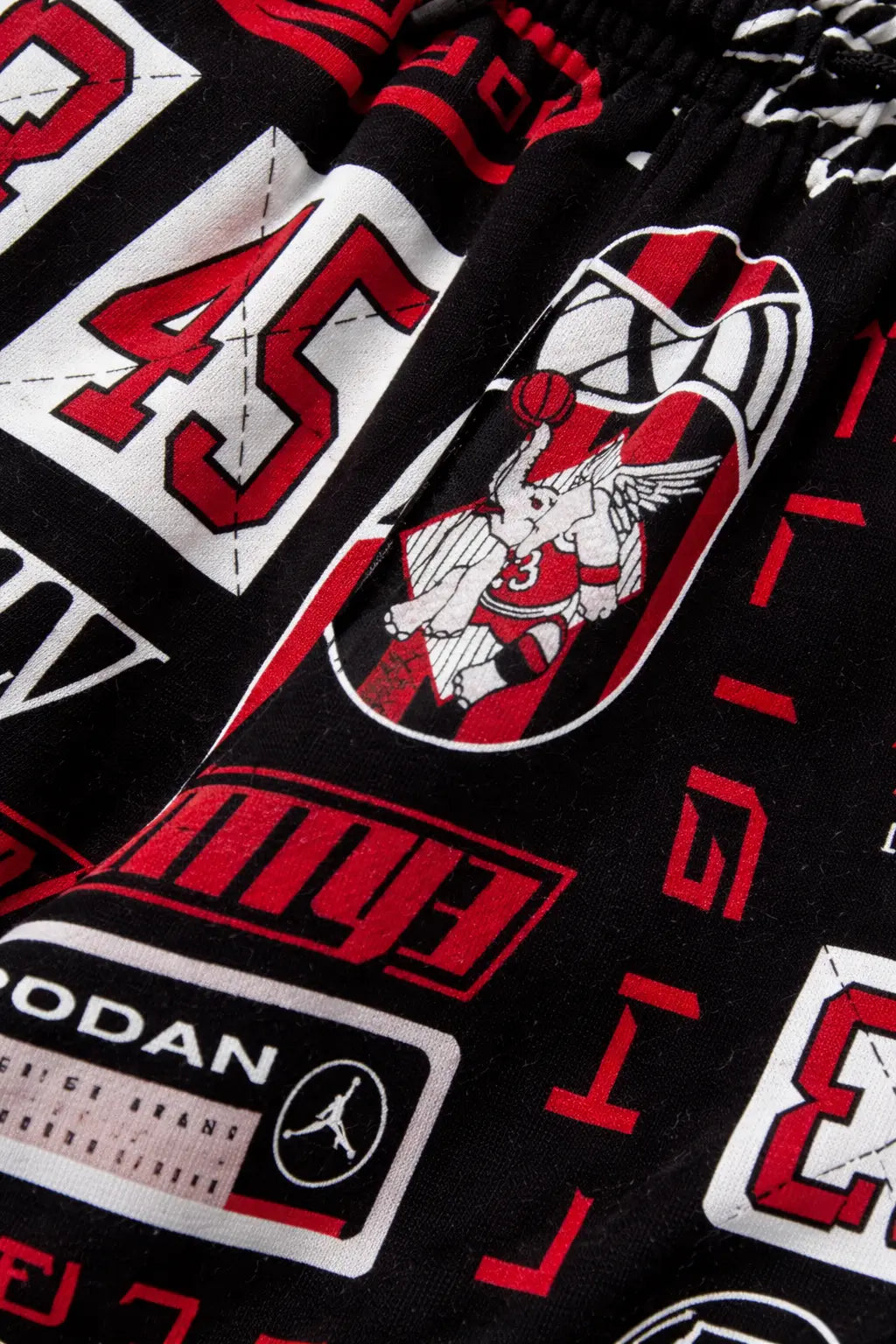 Short Jordan Enfant –  Rouge / Noir HOOP MARKET