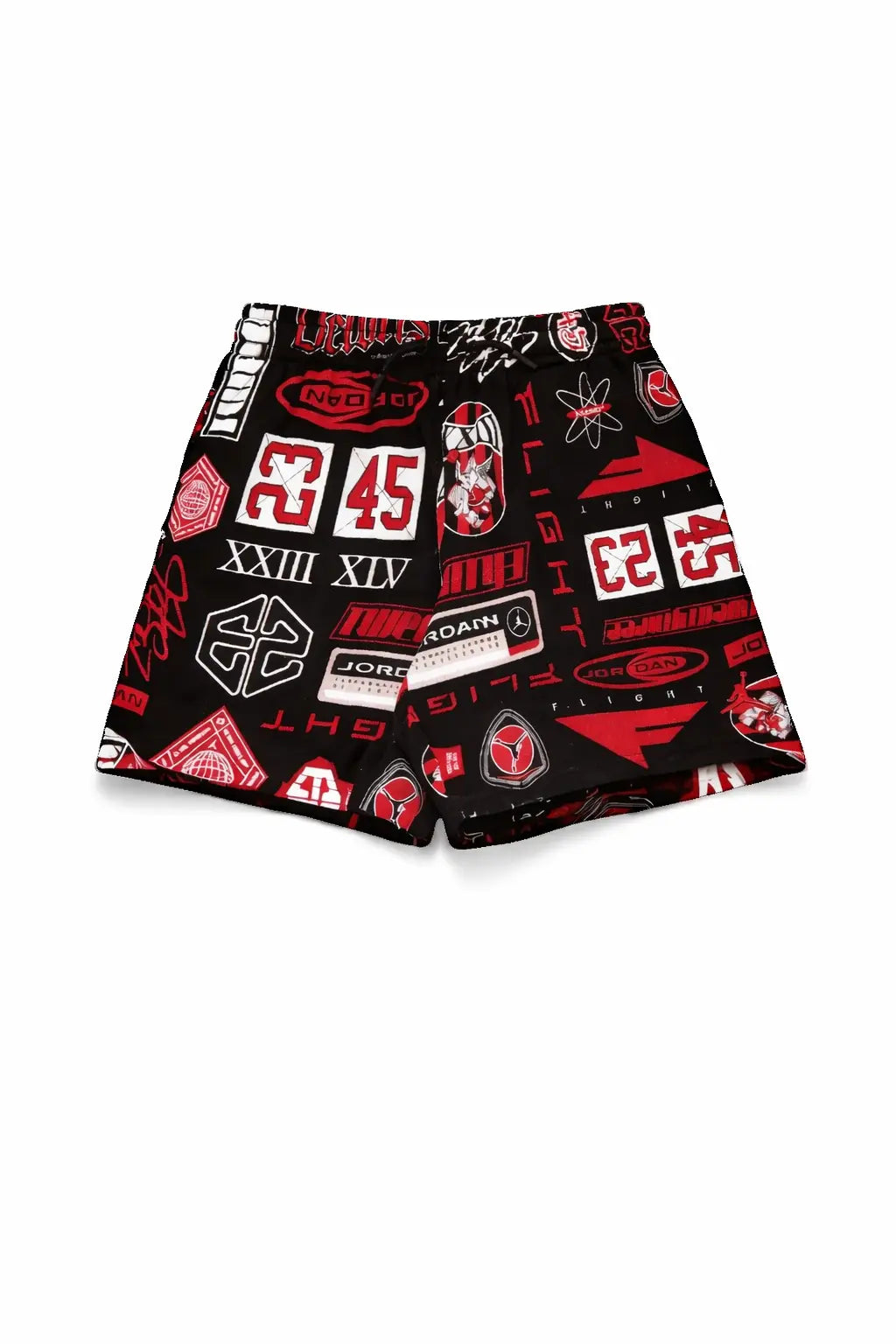Short Jordan Enfant –  Rouge / Noir HOOP MARKET