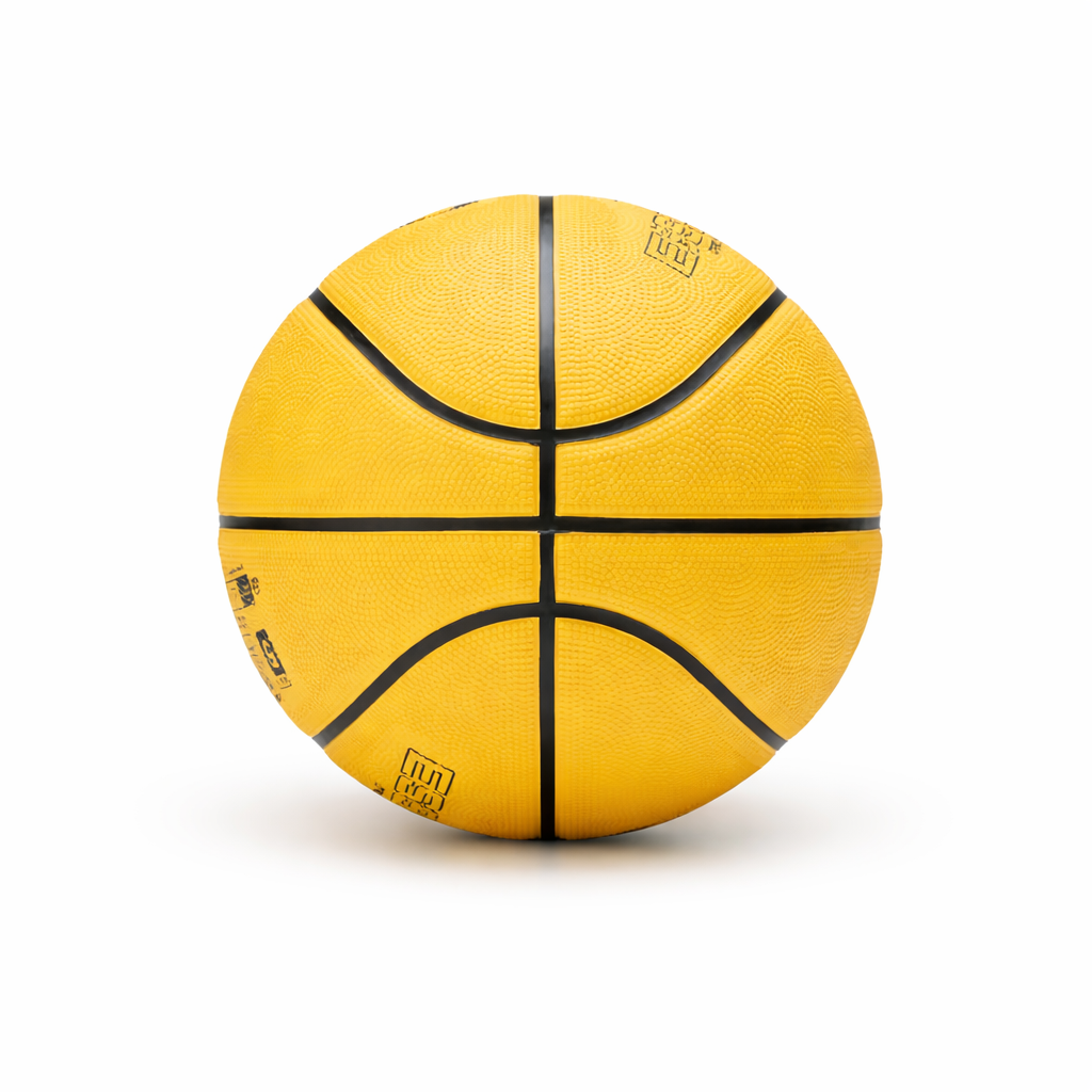 Ballon de basketball taille 5 -  Jaune DECATHLON