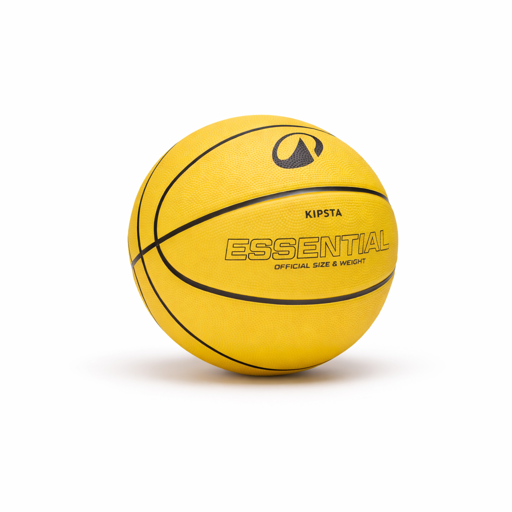 Ballon de basketball taille 5 -  Jaune DECATHLON
