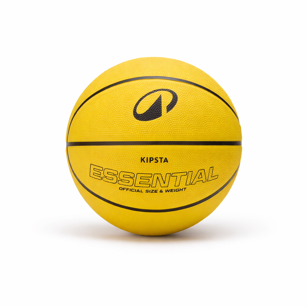 Ballon de basketball taille 5 -  Jaune DECATHLON