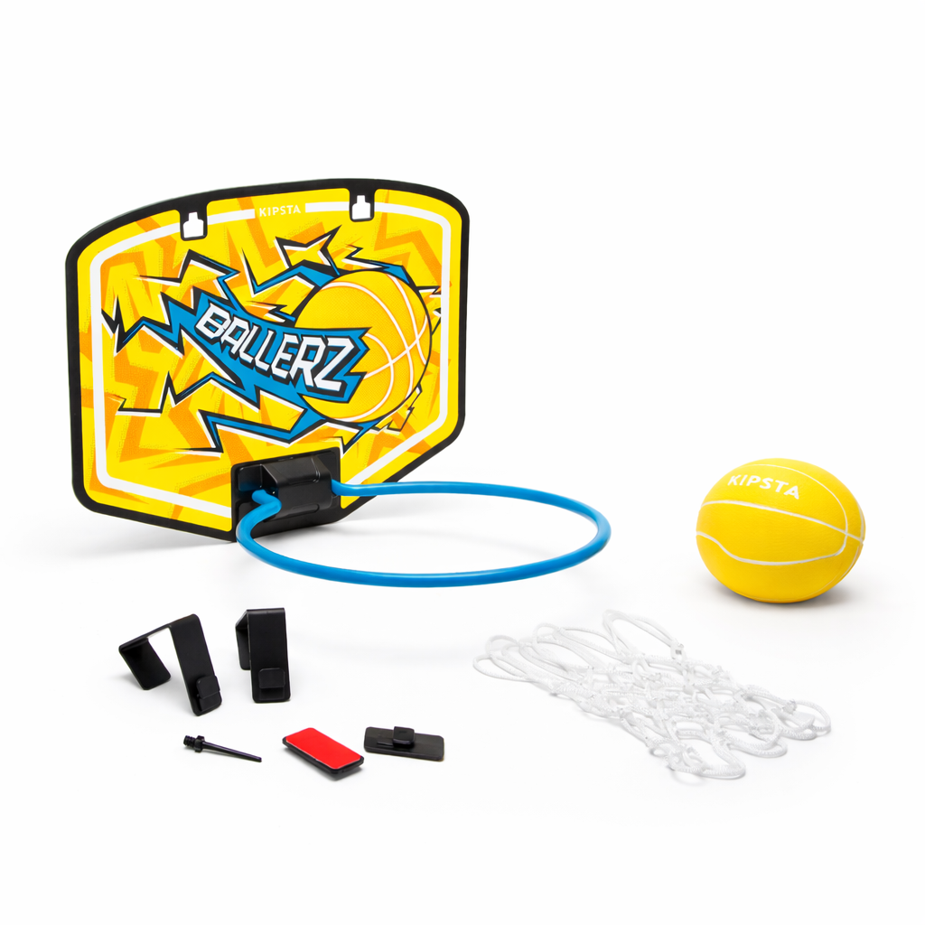 Mini panier de basket - Jaune HOOP MARKET