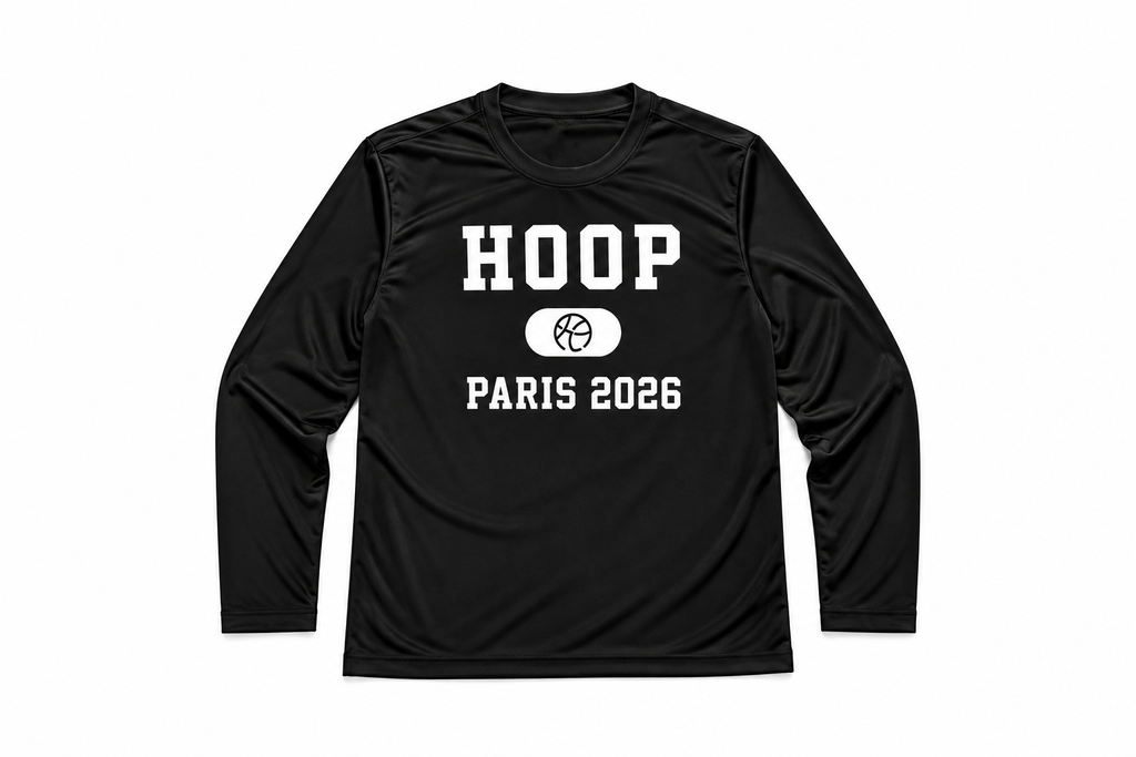 T-shirt d’entraînement Paris 2026 Long Sleeve – White