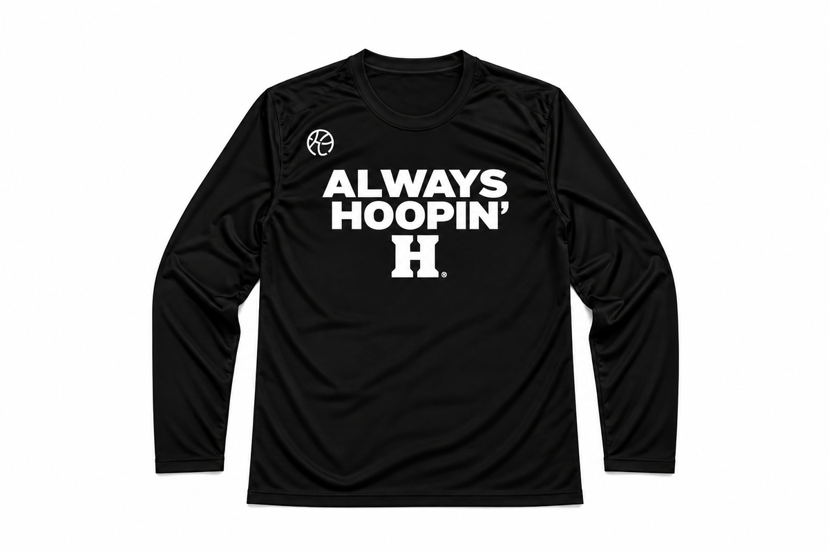 T-shirt d’entraînement Always Hoopin’ – Black