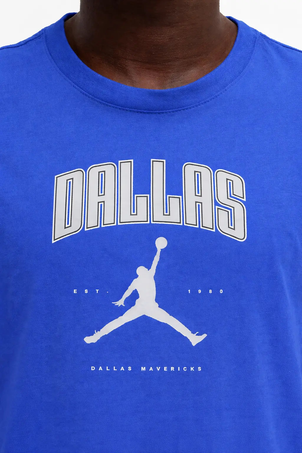 T-shirt Jordan NBA Dallas Mavericks Cities – Bleu HOOP MARKET