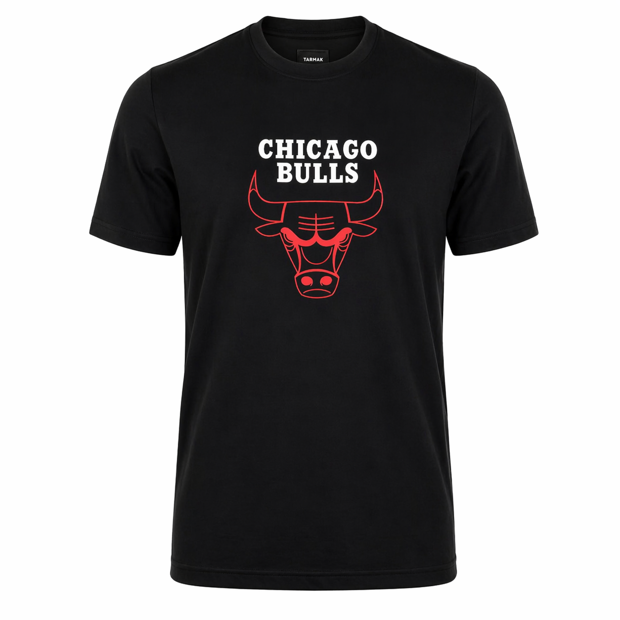 T-shirt de basketball NBA Chicago Bulls homme/femme - Noir DECATHLON