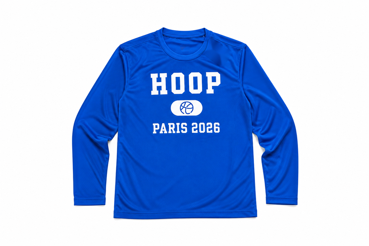 T-shirt d’entraînement Paris 2026 Long Sleeve – Blue