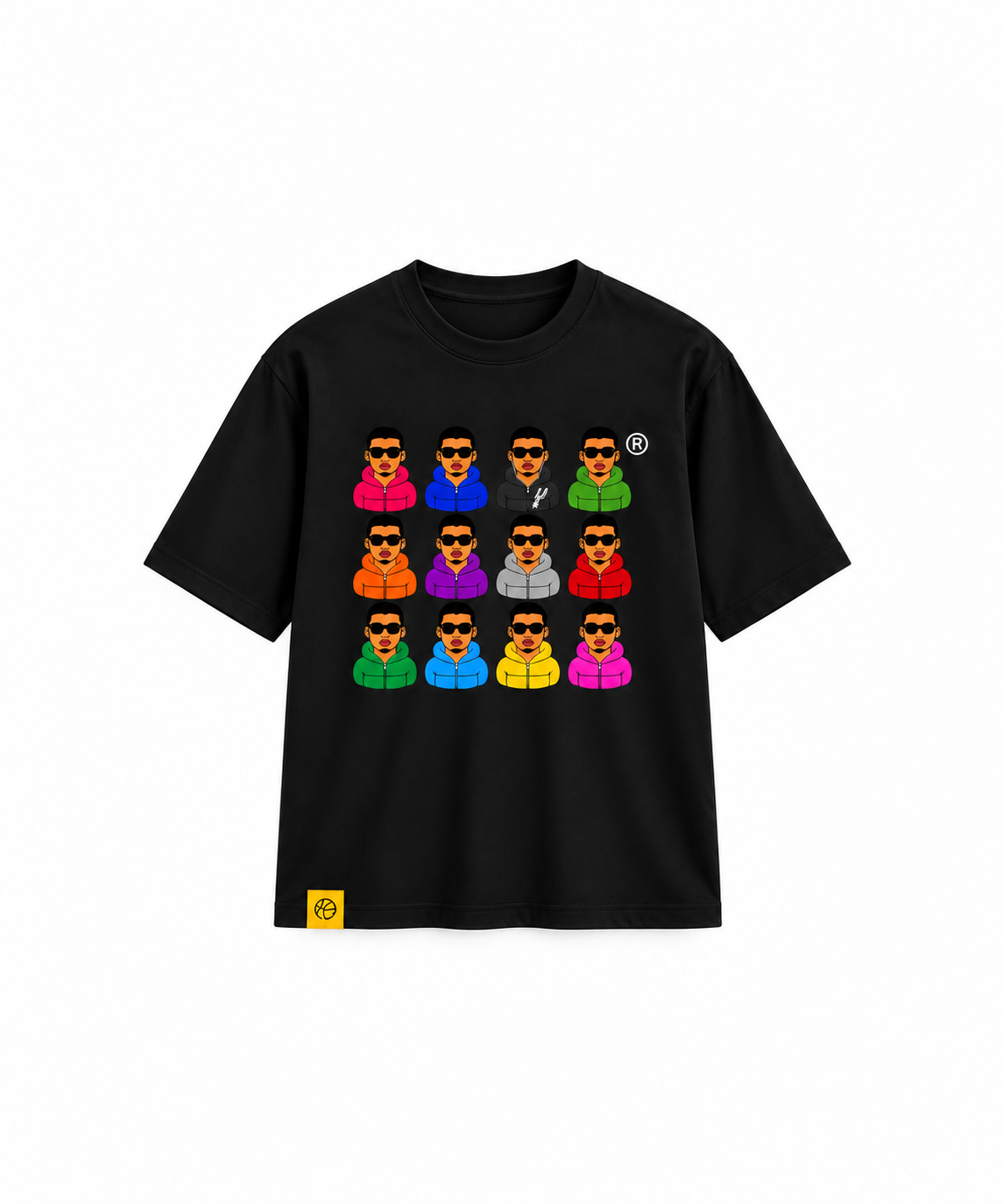 T-shirt Spurs Wemby - Black