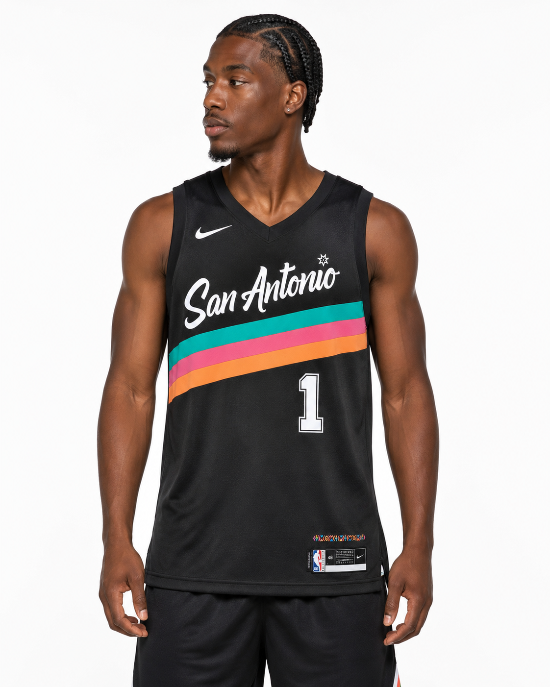 Maillot NBA Victor Wembanyama San Antonio Spurs Nike City Edition Swingman