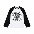 T-shirt  “Ball Don’t Lie” Longsleeve – Noir/Blanc