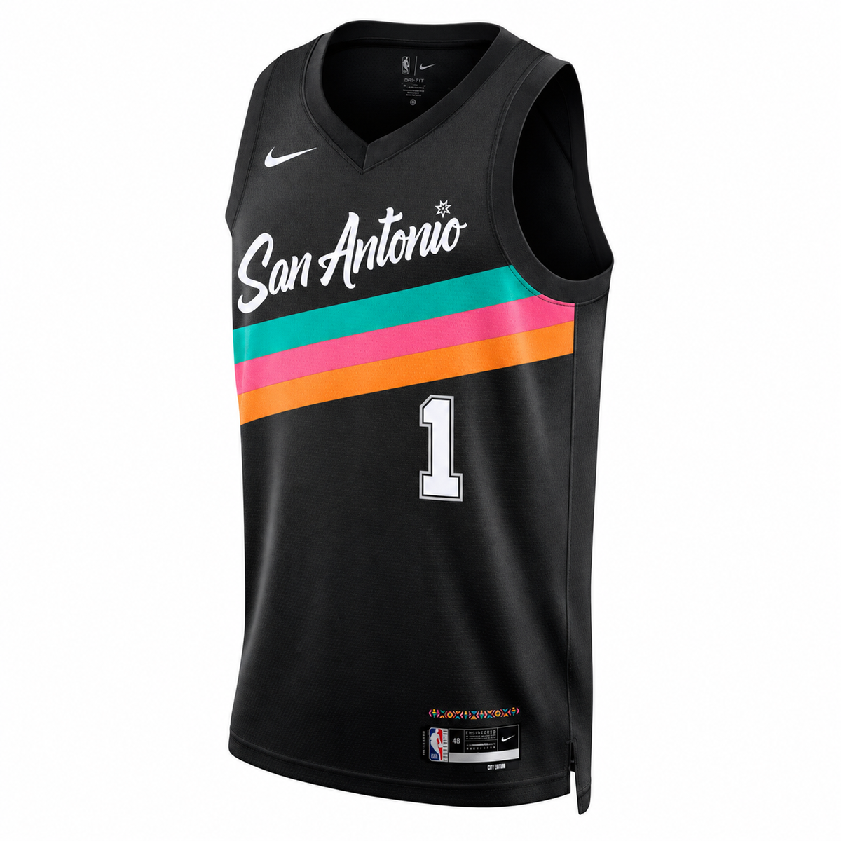Maillot NBA Victor Wembanyama San Antonio Spurs Nike City Edition Swingman