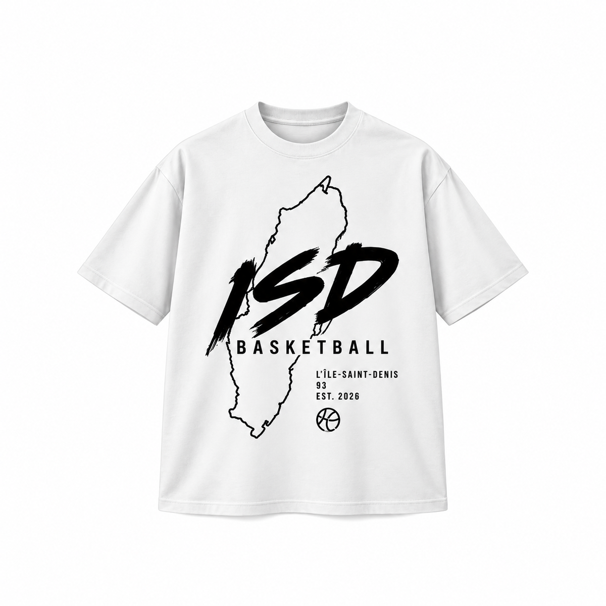T-shirt “Notre Île” ISD – Blanc