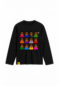 T-shirt Wemby Spurs - Black Longsleeve