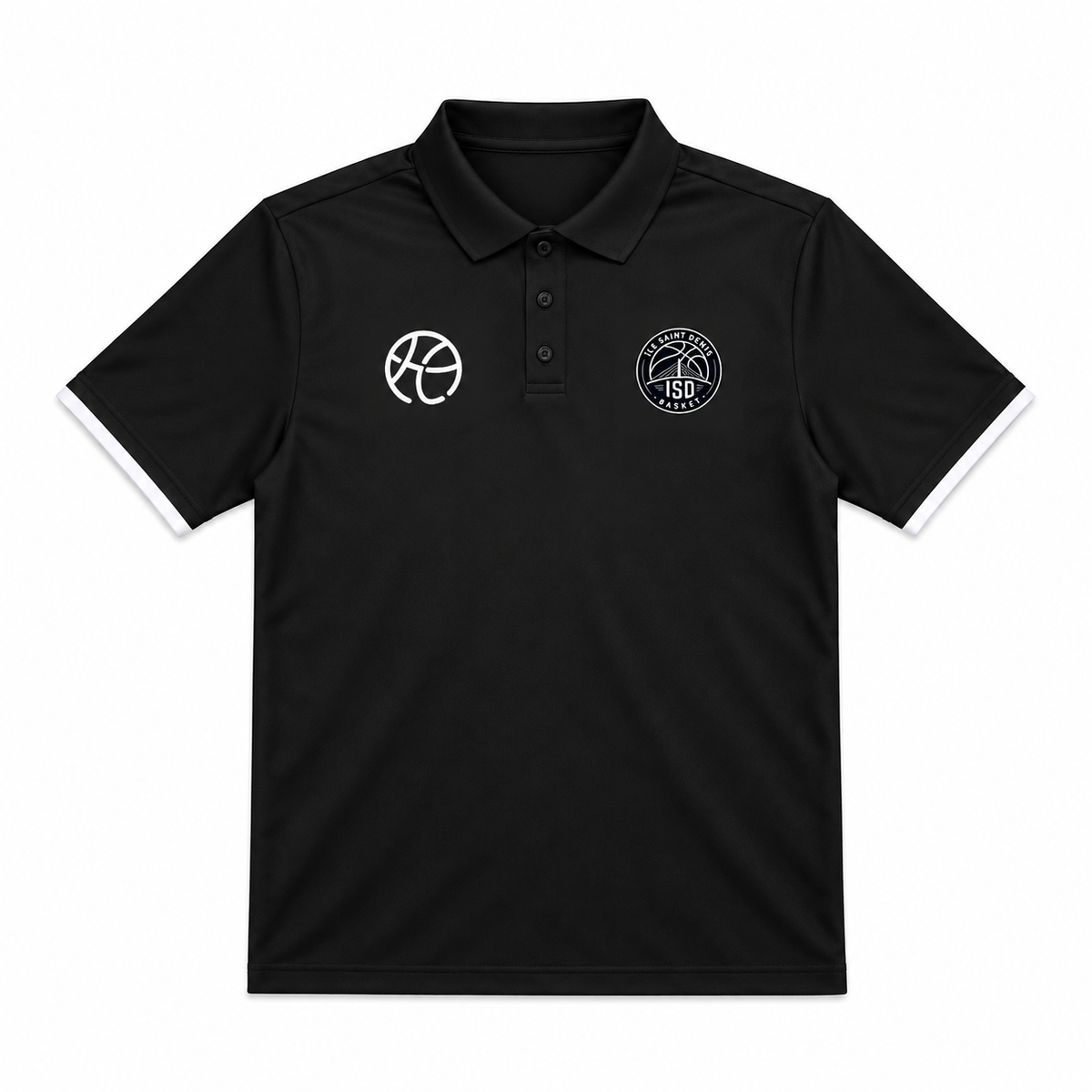 Polo Noir Essentiel ISD x Hoop Market