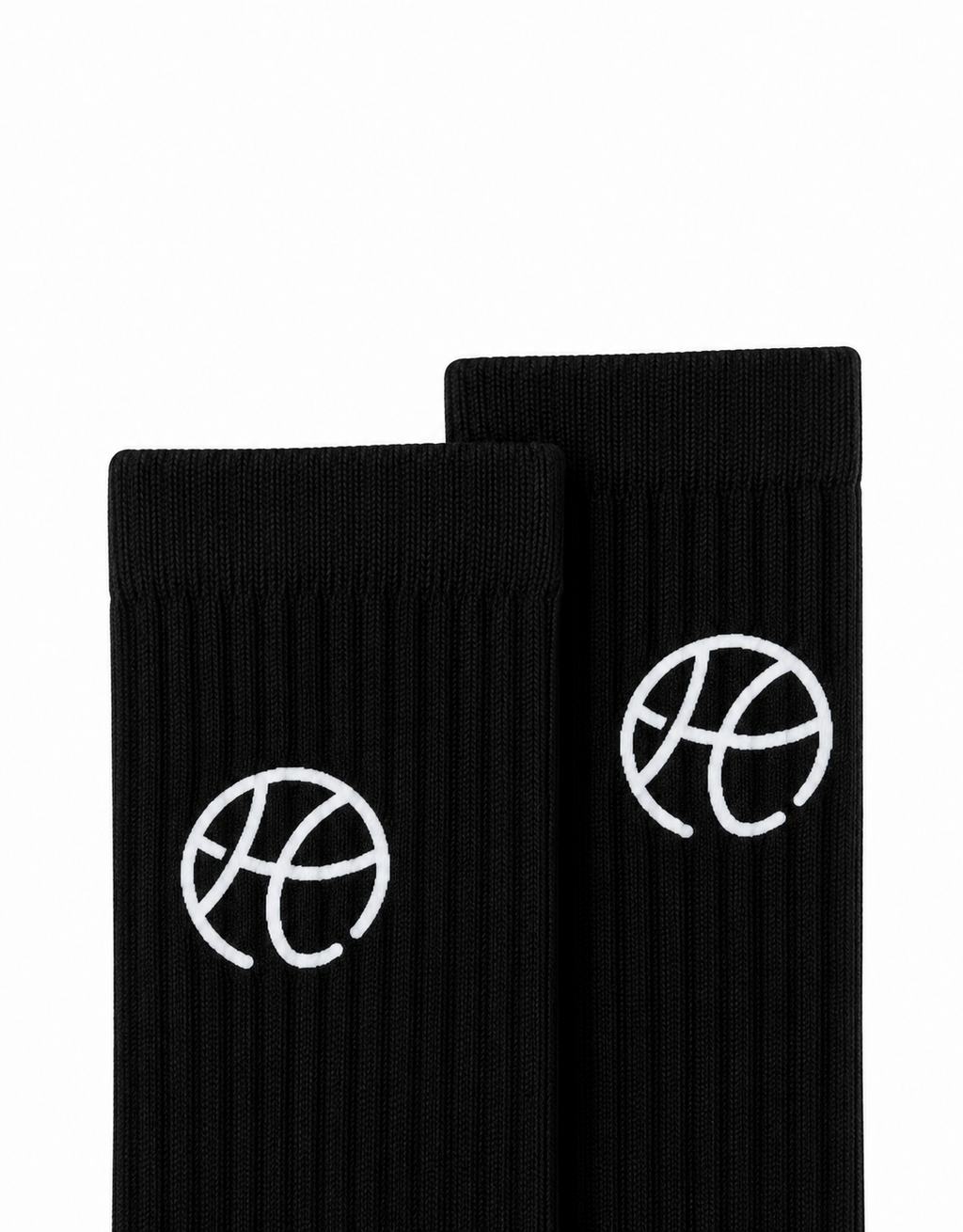 Chaussettes Hoop Market Performance Crew – Noir (Lot de 2 paires)